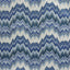 Schumacher Bezique Flamestitch Velvet Lapis Fabric