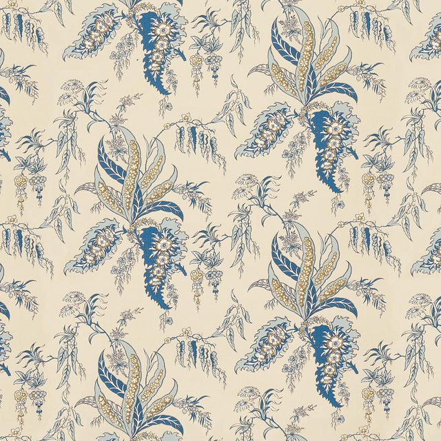 Schumacher Apolline Botanical Ciel & Marine Wallpaper