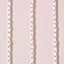 Schumacher Rousseau Stripe Cocoa & Blush Wallpaper