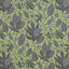 Schumacher Polka Dot Jungle Black & Green Wallpaper