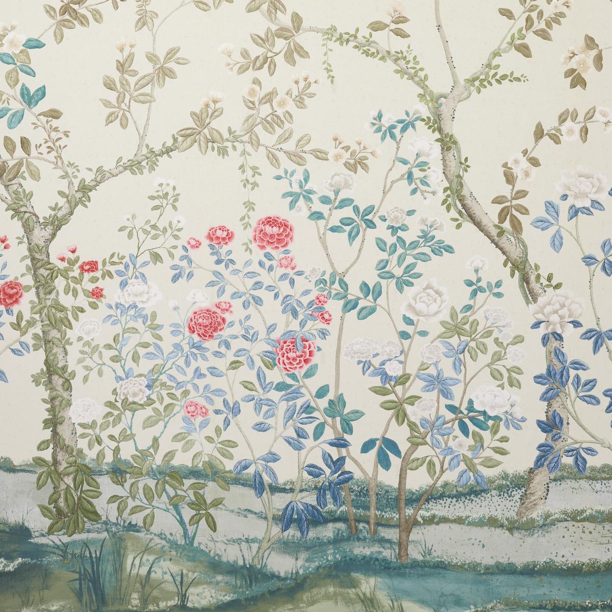 Schumacher Madame De Pompadour Panel Alabaster Fabric