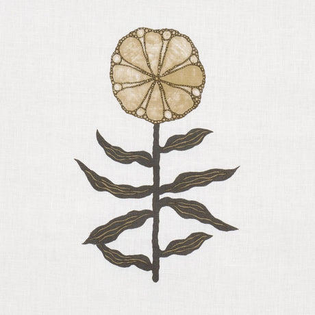 Schumacher Pretty Petals Neutral Fabric