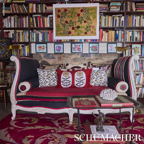 Schumacher Pretty Petals Neutral Fabric