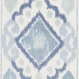 Schumacher Elizia Ikat Mineral And Indigo Fabric