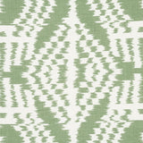 Schumacher Asaka Ikat Green Fabric