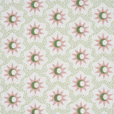 Schumacher Lucie Pink & Green Fabric