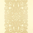 Schumacher Graphic Panel Stripe Champagne Shimmer Wallpaper
