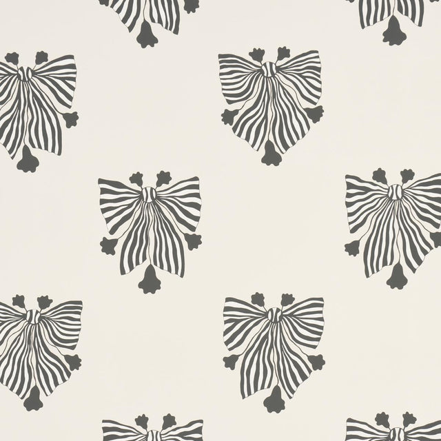 Schumacher Bow-Wow-Wow Cream Wallpaper