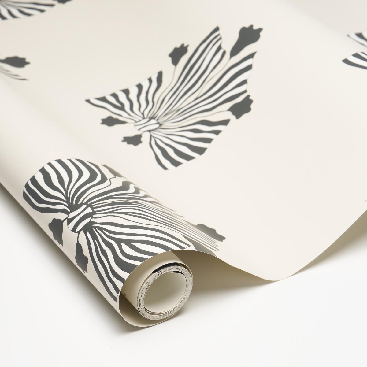 Schumacher Bow-Wow-Wow Cream Wallpaper