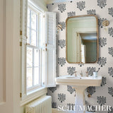 Schumacher Bow-Wow-Wow Cream Wallpaper