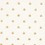 Schumacher Hubert'S Bees White & Gold Wallpaper
