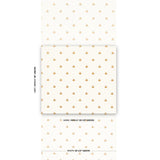 Schumacher Hubert'S Bees White & Gold Wallpaper