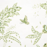 Schumacher Chinoiserie Grande Panel Set Leaf Green Wallpaper