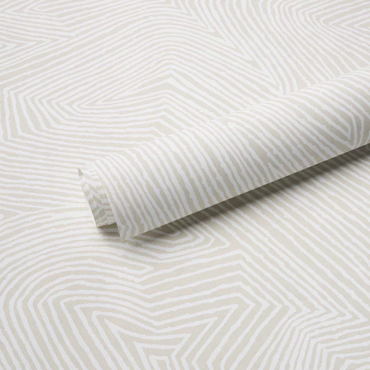 Schumacher Labyrinth Grand Sandstone Wallpaper