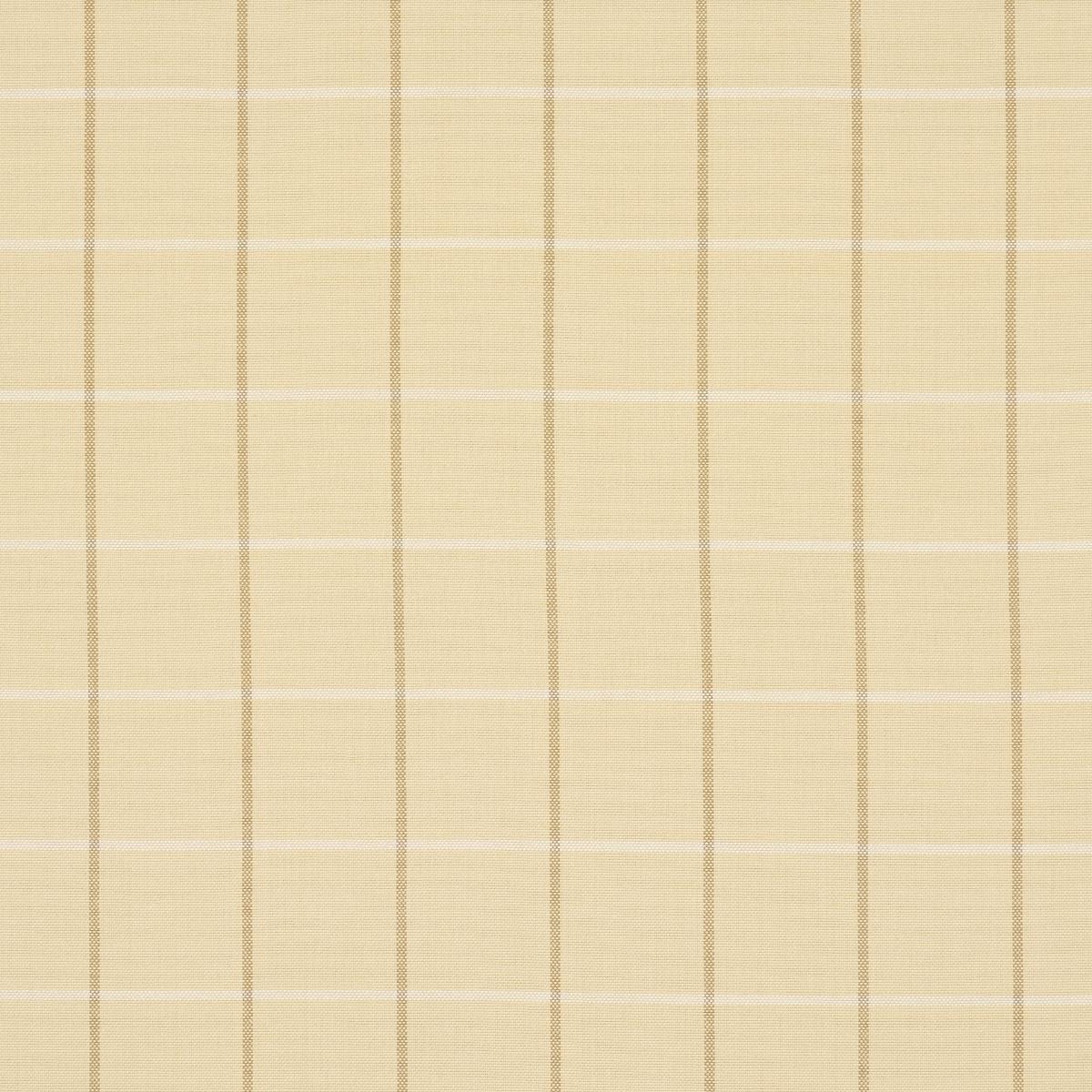 Schumacher Frannie Windowpane Camel Fabric