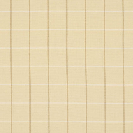 Schumacher Frannie Windowpane Camel Fabric