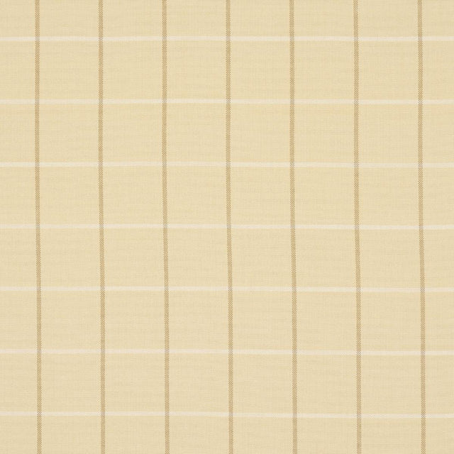 Schumacher Frannie Windowpane Camel Fabric