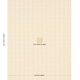 Schumacher Frannie Windowpane Camel Fabric