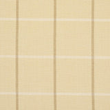 Schumacher Frannie Windowpane Camel Fabric