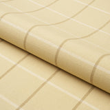 Schumacher Frannie Windowpane Camel Fabric