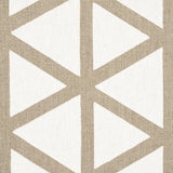Schumacher Tipton Appliqu Flax Fabric