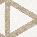 Schumacher Tipton Appliqu Flax Fabric