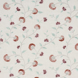 Schumacher Iyla Embroidery Rose & Natural Fabric