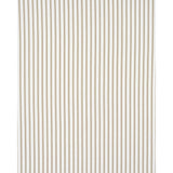 Schumacher Birdie Ticking Stripe Neutral Fabric