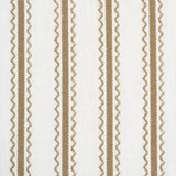Schumacher Birdie Ticking Stripe Neutral Fabric