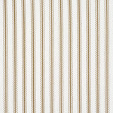 Schumacher Birdie Ticking Stripe Neutral Fabric