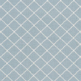 Schumacher Maggie Lattice China Blue Fabric
