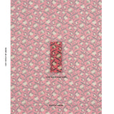 Schumacher Thistle Vine Red & Gold Fabric