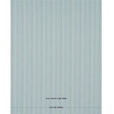 Schumacher Gracie Solid Stri China Blue Fabric