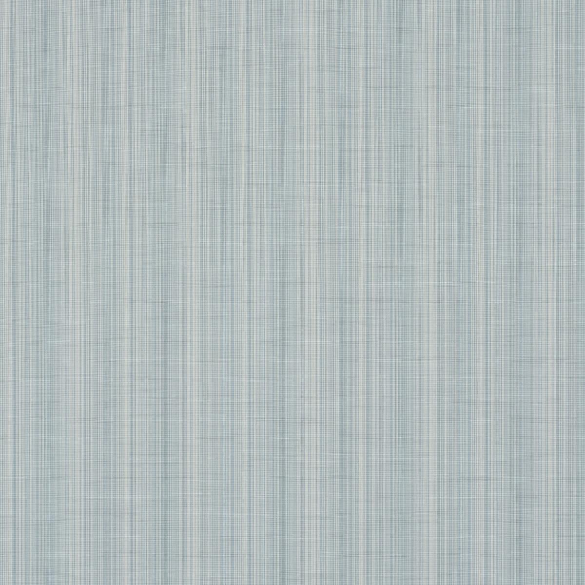 Schumacher Gracie Solid Stri China Blue Fabric
