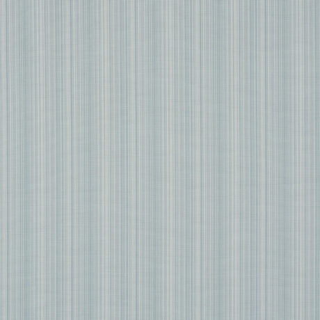 Schumacher Gracie Solid Stri China Blue Fabric