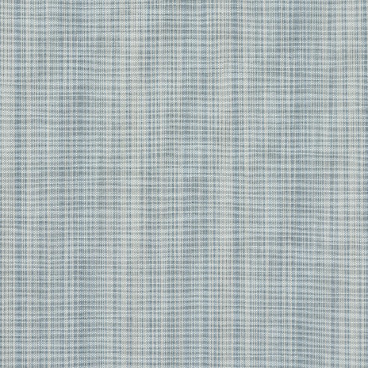 Schumacher Gracie Solid Stri China Blue Fabric