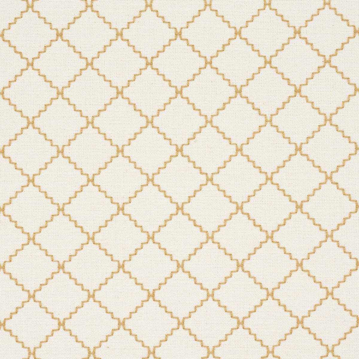 Schumacher Maggie Lattice Neutral Fabric