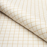 Schumacher Maggie Lattice Neutral Fabric