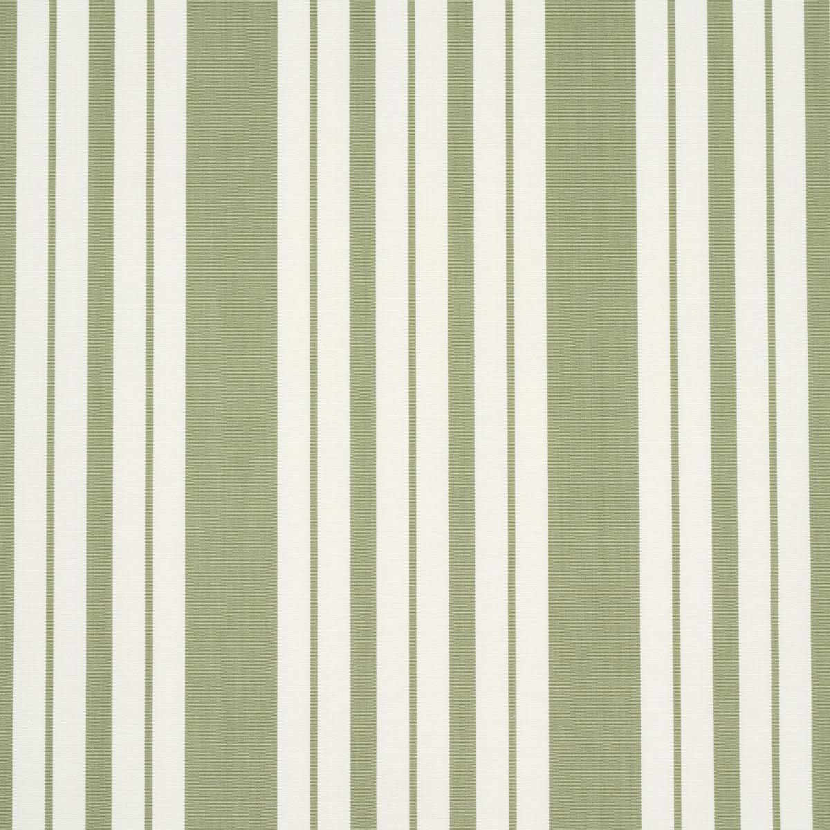 Schumacher Markie Stripe Leaf Green Fabric