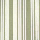 Schumacher Markie Stripe Leaf Green Fabric