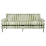 Schumacher Markie Stripe Leaf Green Fabric