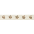 Schumacher Hubert'S Bees Tape Ivory & Gold Trim