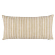 Schumacher Neutral 24" x 12" Lucy Stripe Pillow