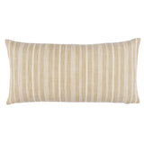 Schumacher Neutral 24" x 12" Lucy Stripe Pillow