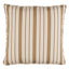 Schumacher Neutral 22" x 22" Markie Stripe Pillow
