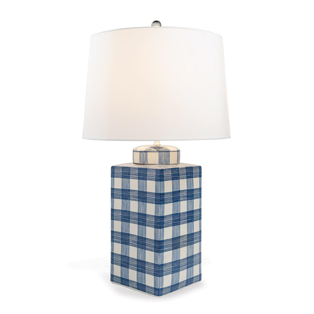 Madcap Cottage Décor Nantucket Blue/White Accent Lamp