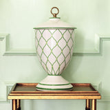 Williamsburg Deane Green/White Ginger Jar