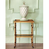 Williamsburg Deane Green/White Ginger Jar