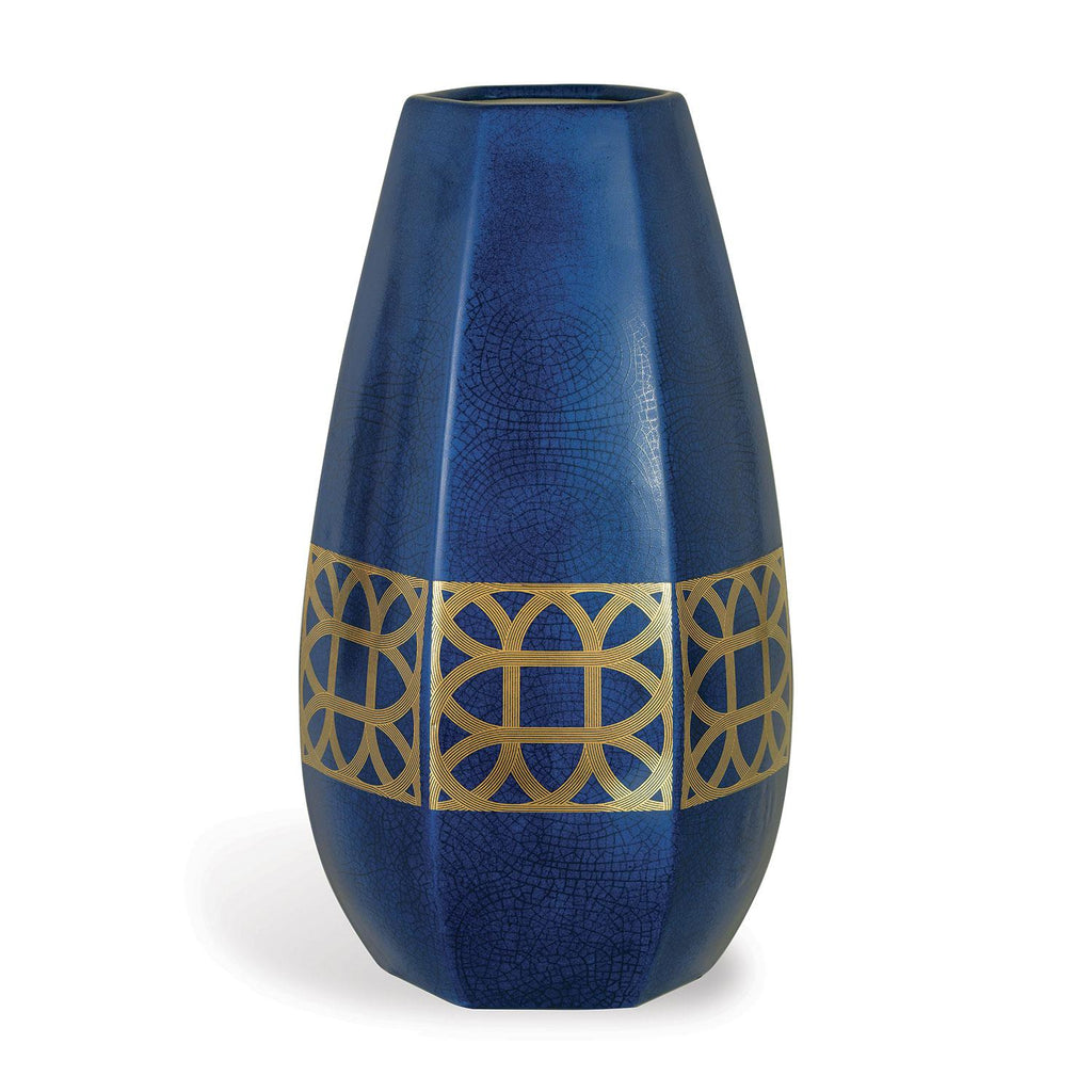Williamsburg Lamerie Blue/Gold Vas