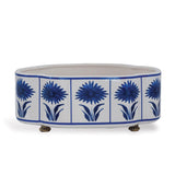 Williamsburg Hannah Blue/White Planter